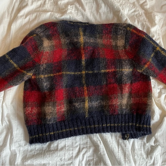 plaid cardigan - Picture 2 of 2